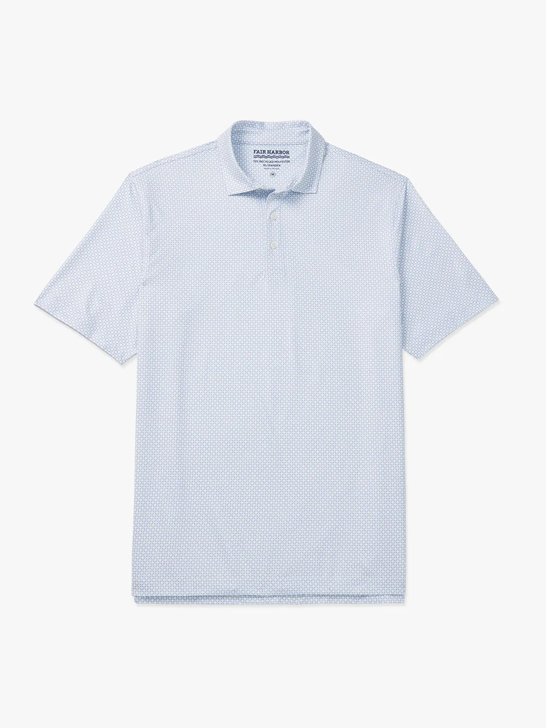 Compass Polo | White Geo