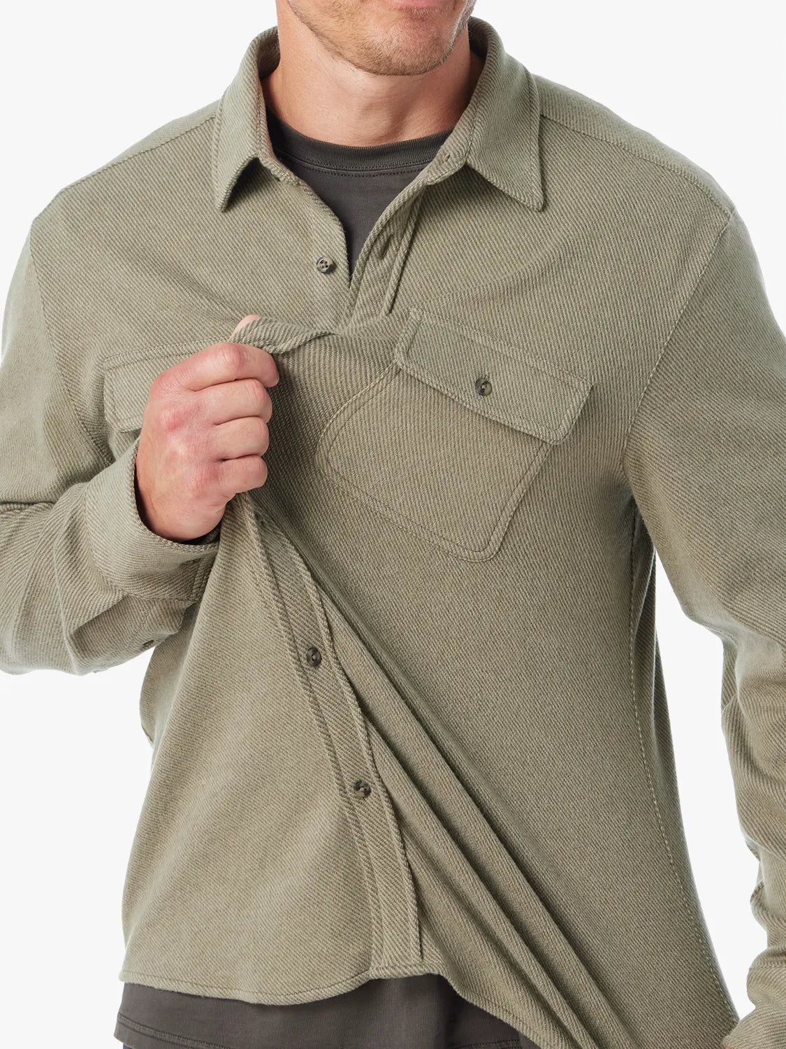 Dunewood Flannel | Olive Twill