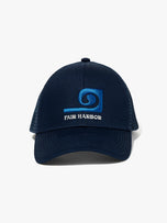 Thumbnail 4 of The Maritime Trucker Hat | Navy Wave