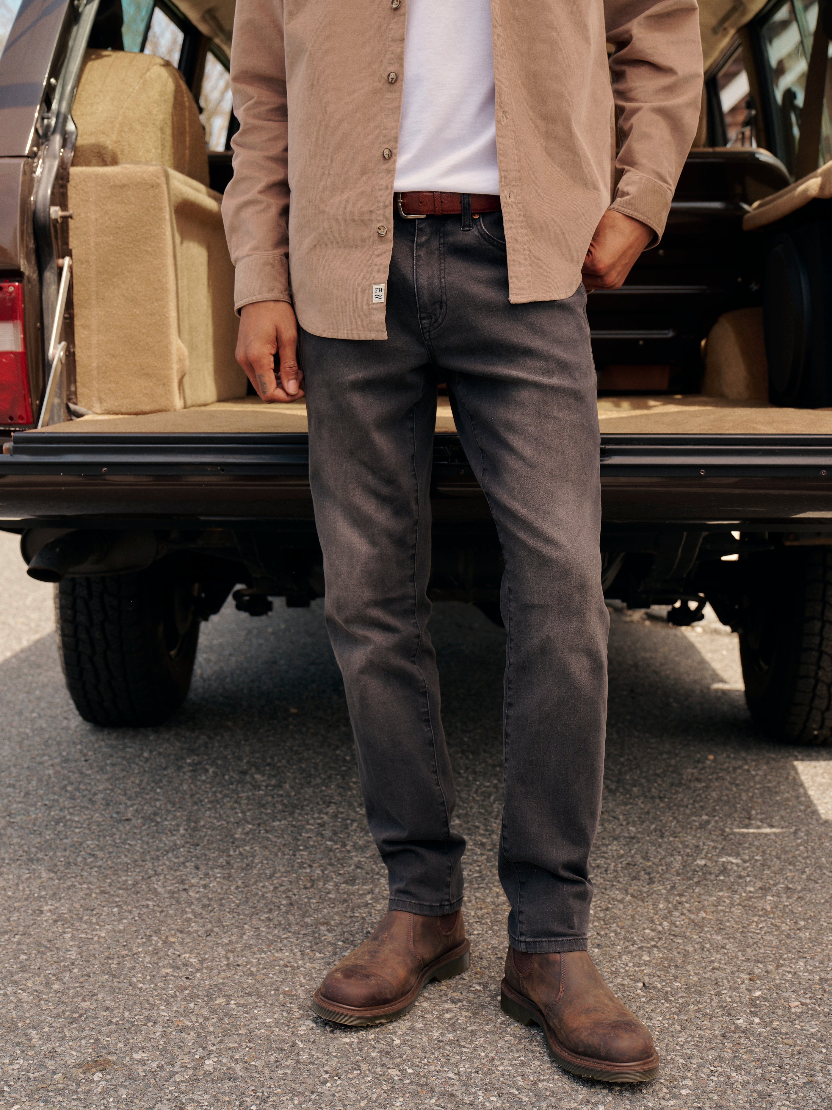 Driftwood Stretch Denim Pant | Black Wash