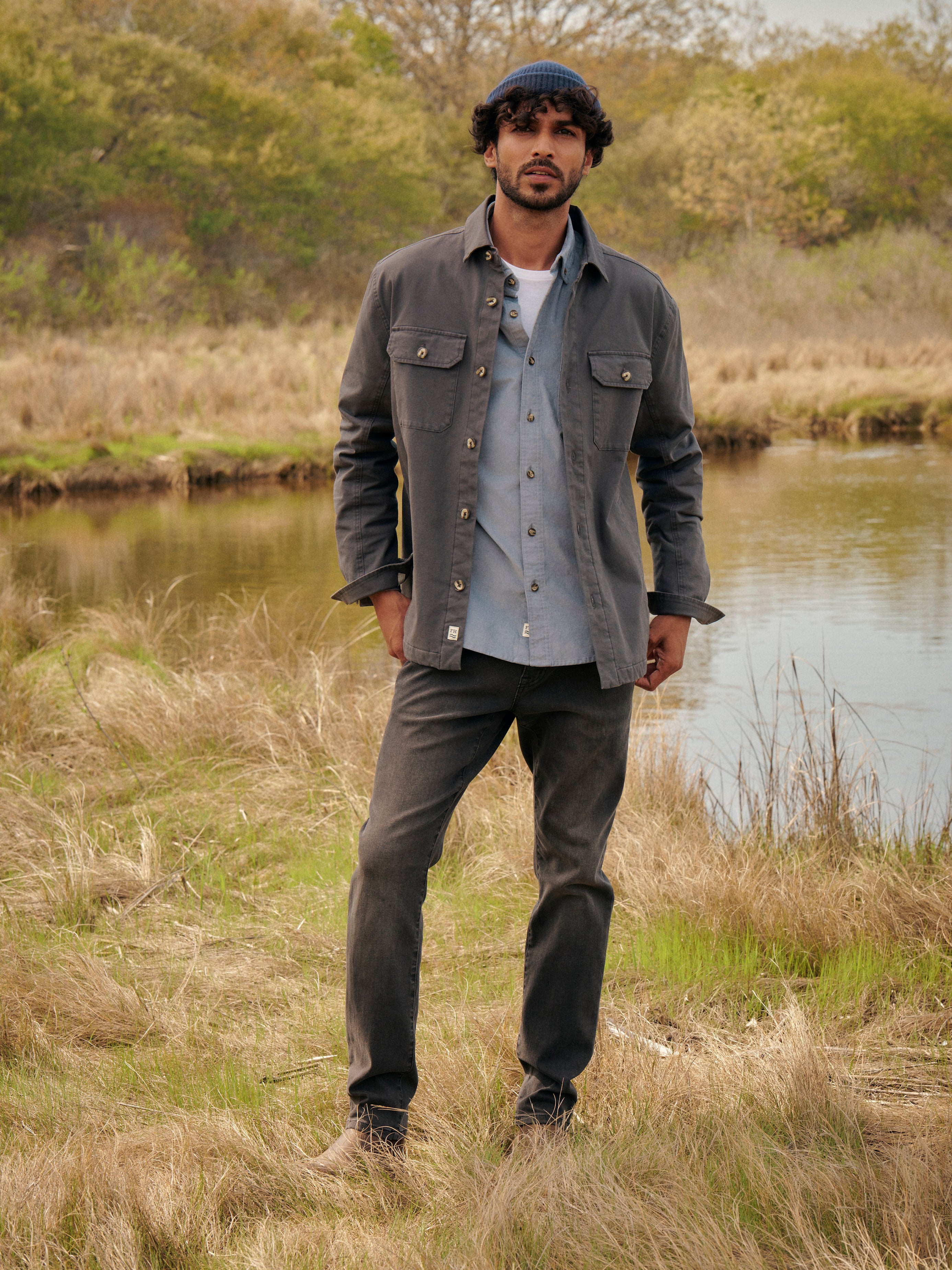 Montauk Shirt Jacket | Vintage Black