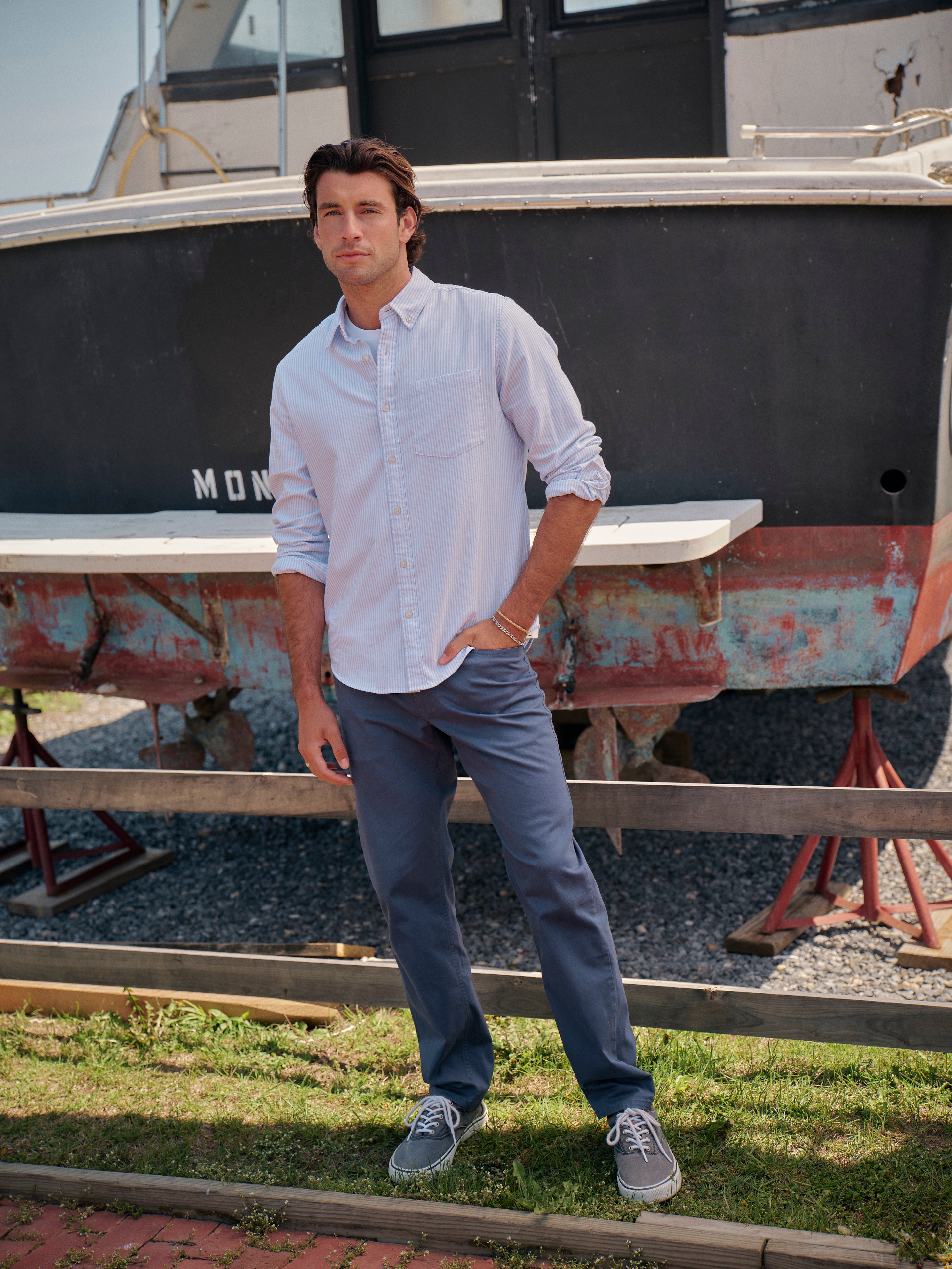 Horizon 5-Pocket Pant | Navy