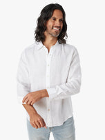 Thumbnail 4 of The Island Linen Shirt | White