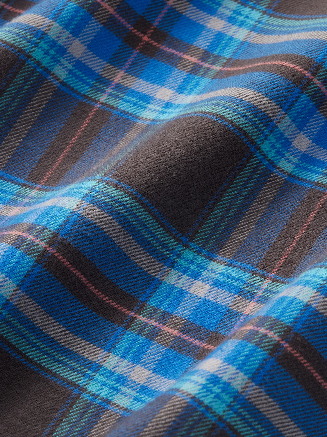 Seaside Lightweight Flannel | Stream Blue Plaid