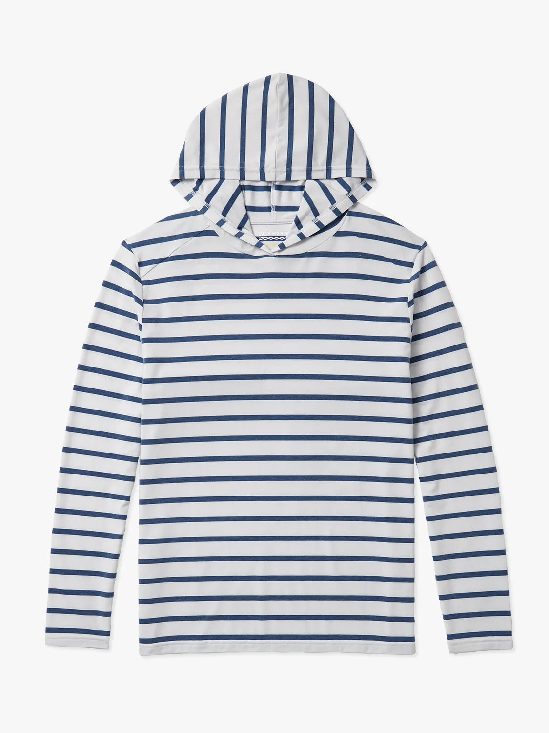 Grey and white striped hoodie hot sale