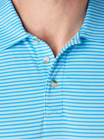 Thumbnail 5 of The Midway Polo | Turquoise Golf Stripe