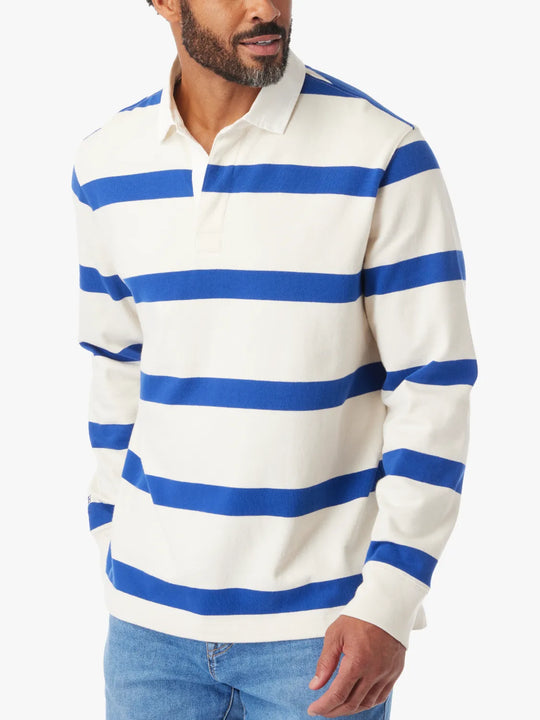 The KD Rugby Shirt | Nautical Blue Stripe