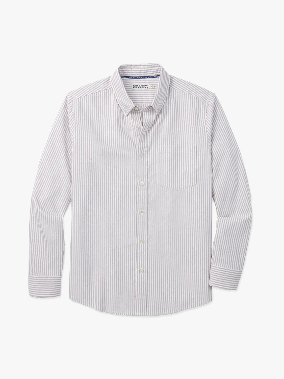 Salty Oxford Shirt | Oak Stripe