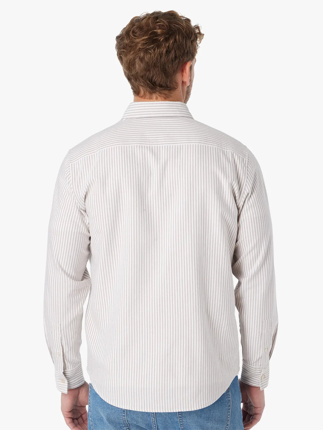 Salty Oxford Shirt | Oak Stripe