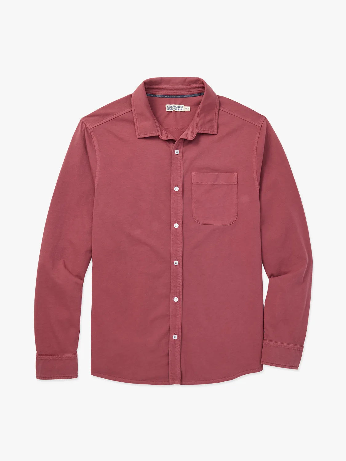 Saltaire Long-Sleeve Shirt | Red Saltaire Long-Sleeve Shirt | Red