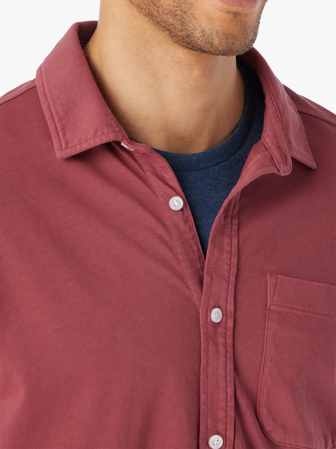 Saltaire Long-Sleeve Shirt | Red