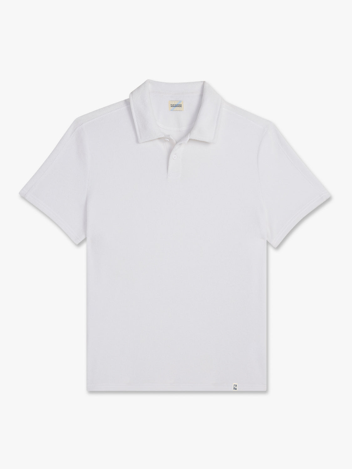 Ravello Terry Polo | White