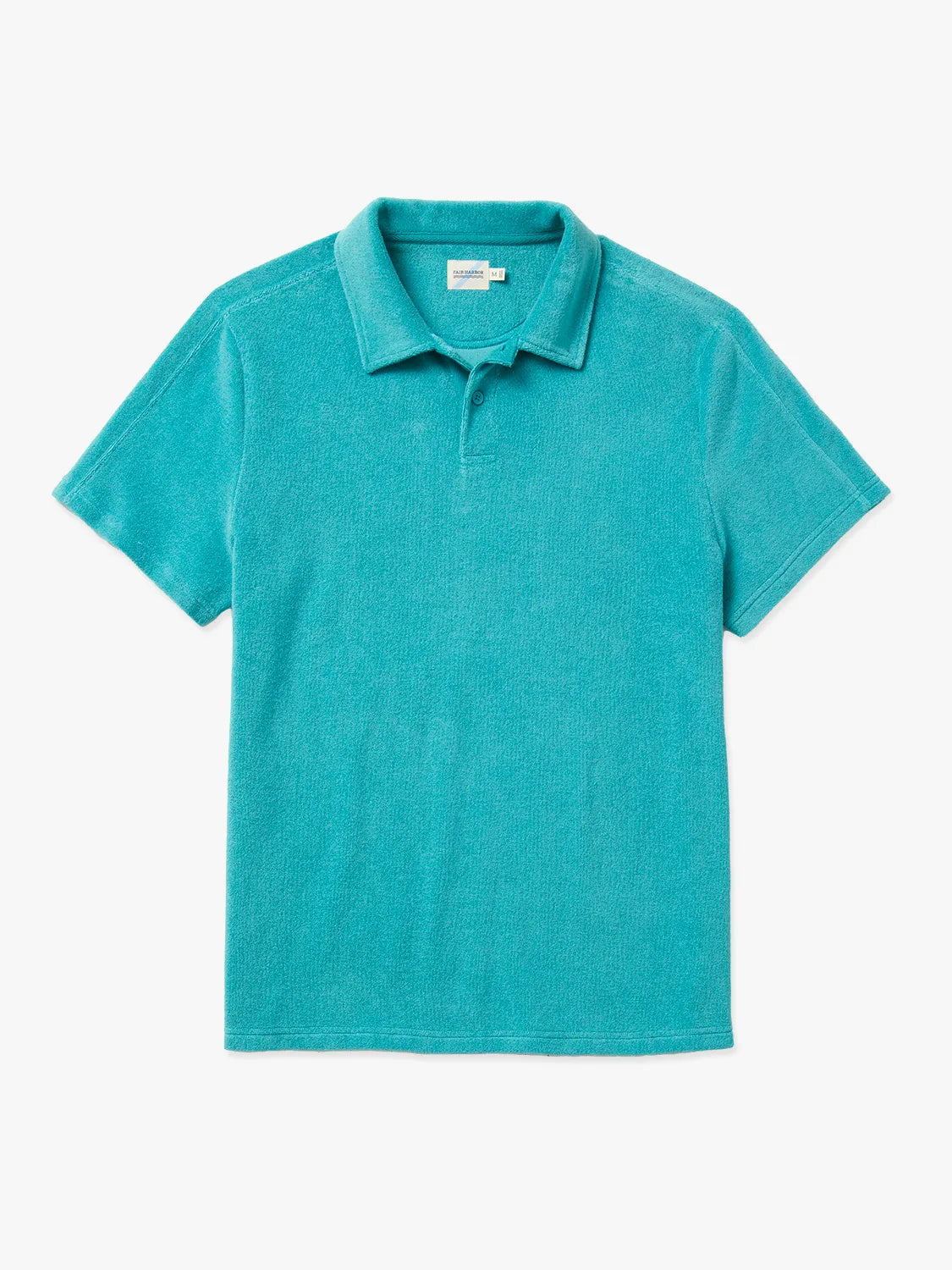 Ravello Terry Polo | Baltic Teal Ravello Terry Polo | Baltic Teal