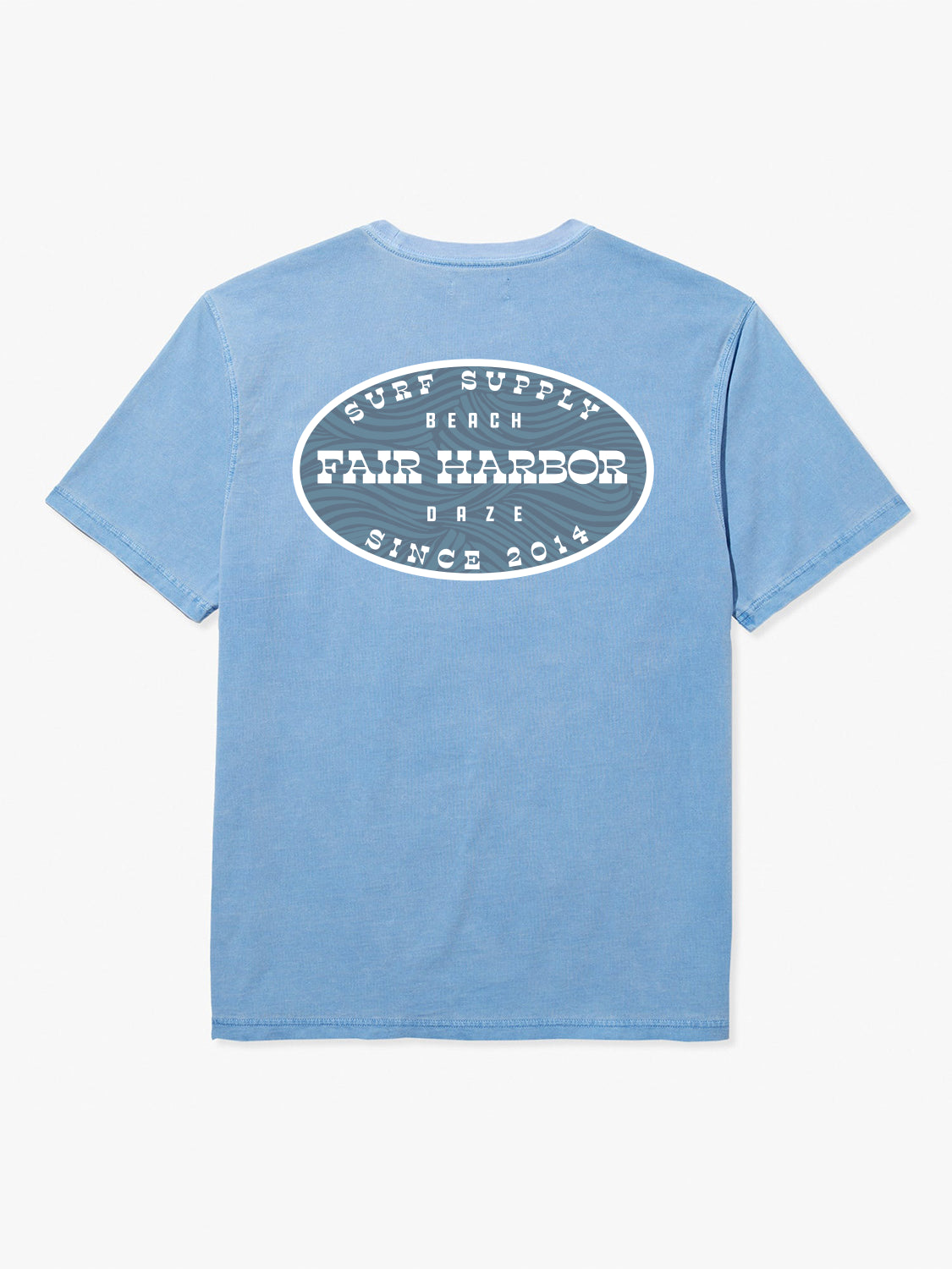 Saltaire Graphic Tee | Light Blue Beach Daze