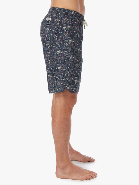 Anchor Short | Black Sketched Summer