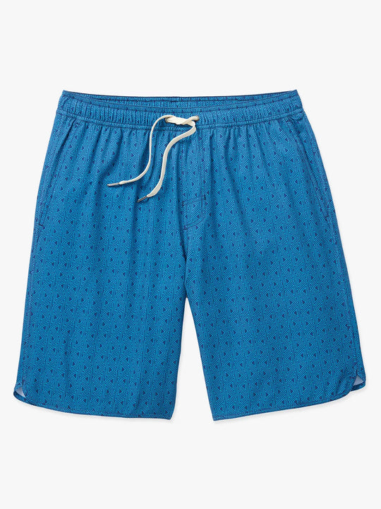 Anchor Short | Electric Blue Geo