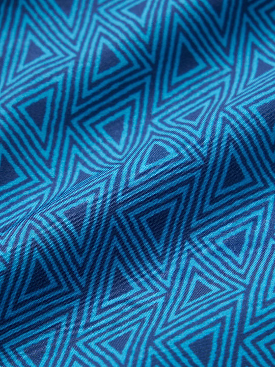 Anchor Short | Electric Blue Geo