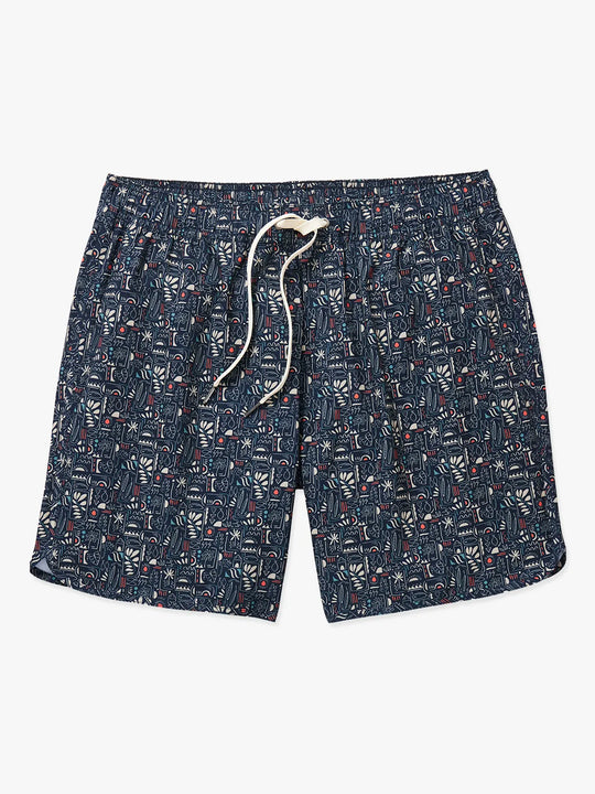 Anchor Short | Black Sketched Summer