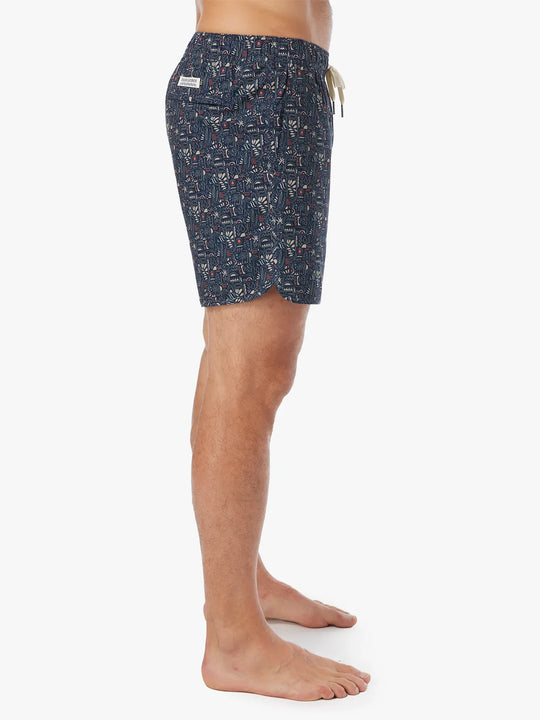 Anchor Short | Black Sketched Summer