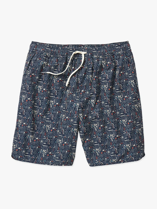 Anchor Short | Black Sketched Summer