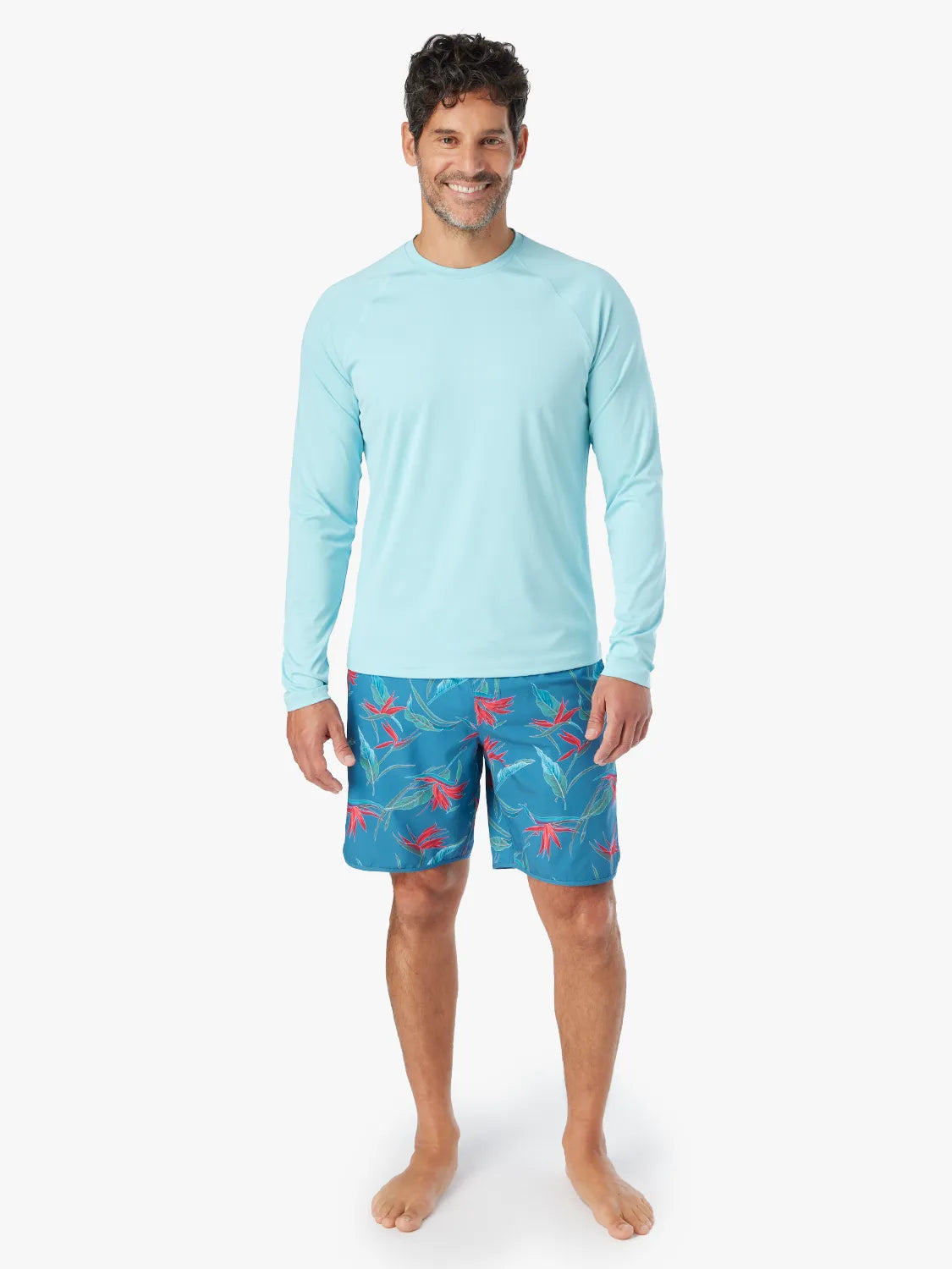 Anchor Rashguard | Aqua