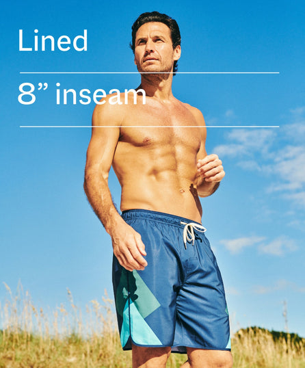 Men's Swim Trunks, Swim Shorts With Liners