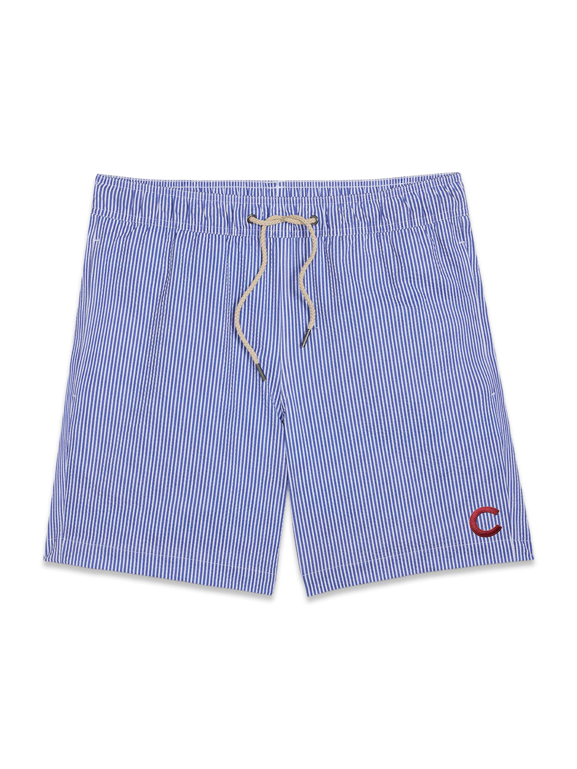 Colgate University Bayberry Trunk | Light Blue Seersucker