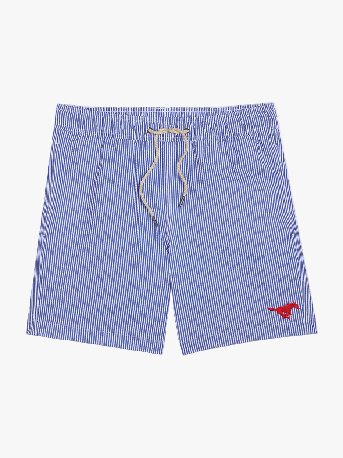 SMU Bayberry Trunk | Light Blue Seersucker
