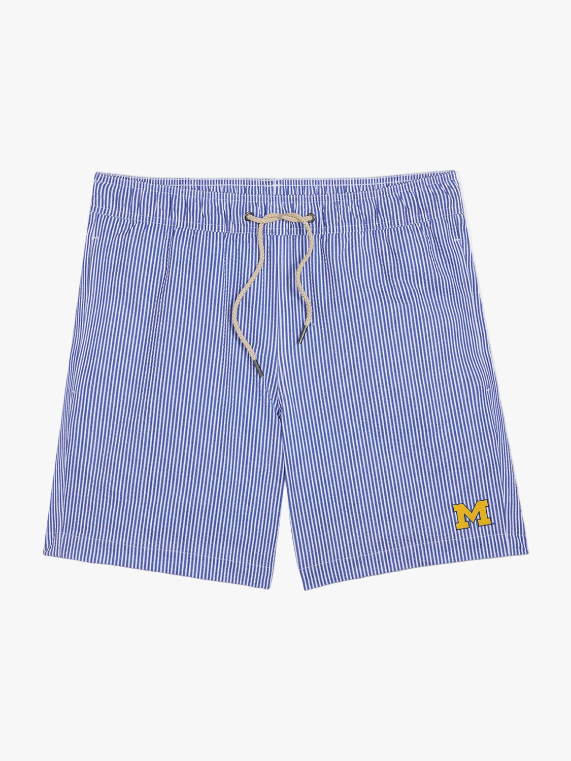 University of Michigan Bayberry Trunk | Light Blue Seersucker