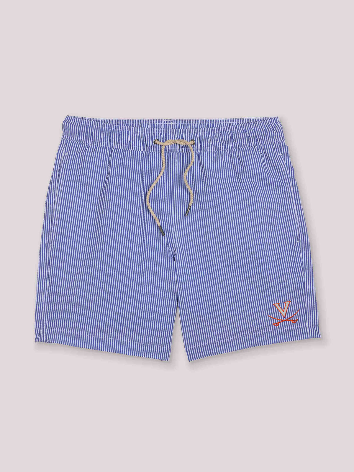 University of Virginia Bayberry Trunk | Light Blue Seersucker