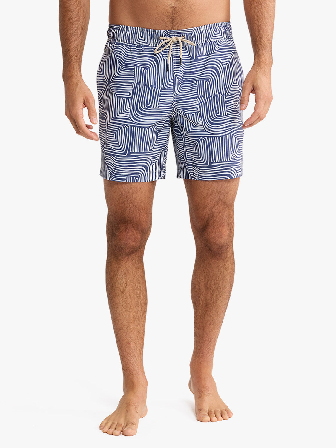Bayberry Trunk | Navy Wavy Sands