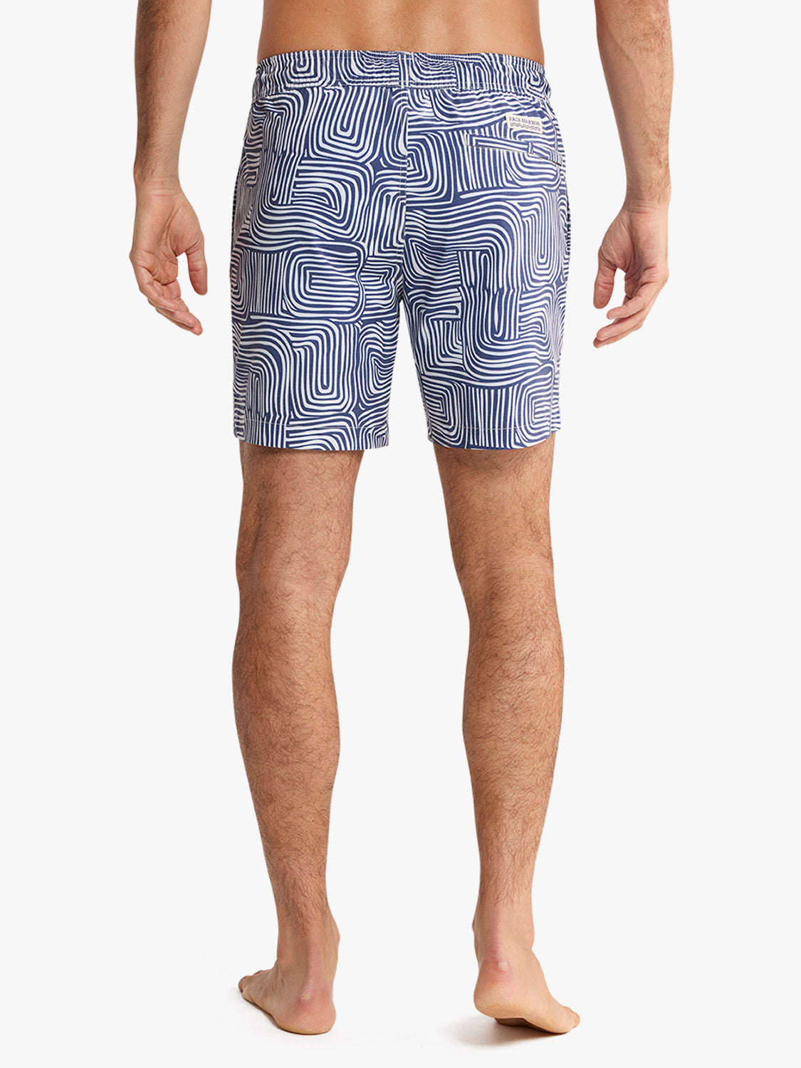 Bayberry Trunk | Navy Wavy Sands