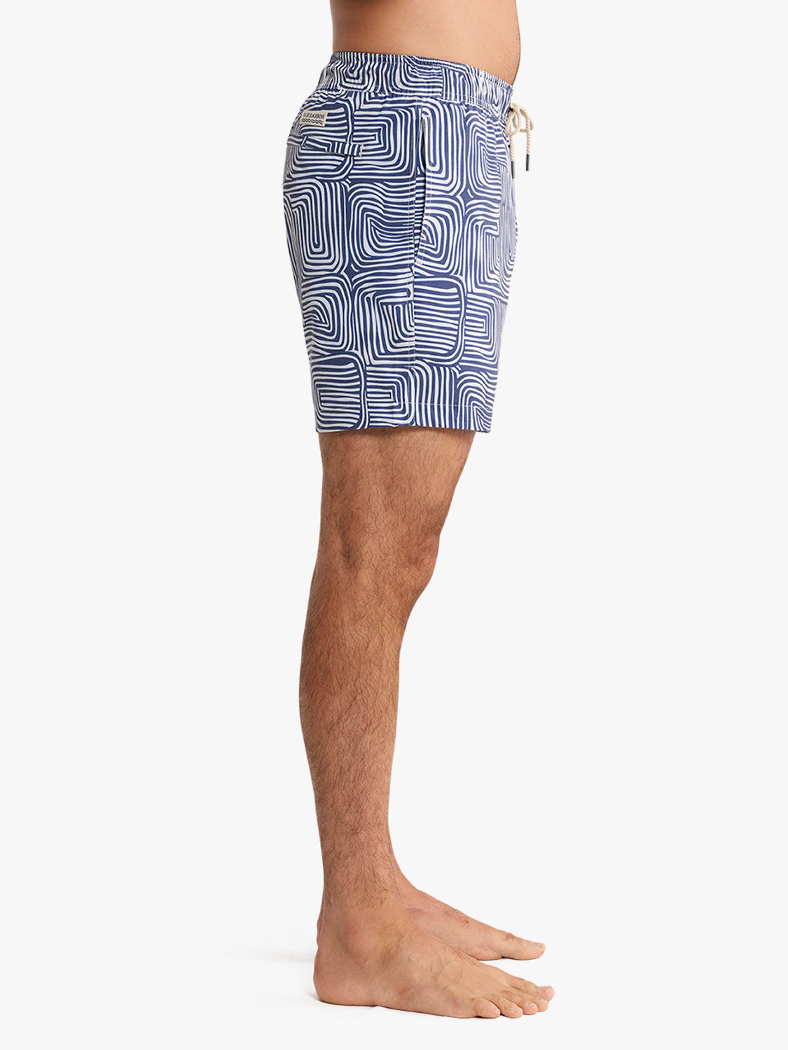 Bayberry Trunk | Navy Wavy Sands