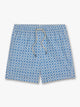 Bayberry Trunk | Seersucker Sea Blue Tiles
