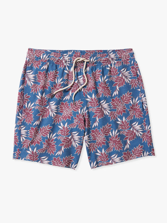 The Bayberry Trunk | Navy Crimson Leaves