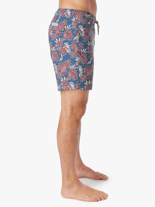 The Bayberry Trunk | Navy Crimson Leaves