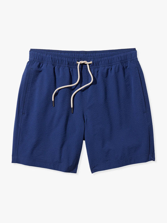 The Bayberry Trunk | Navy Seersucker