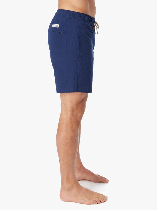 The Bayberry Trunk | Navy Seersucker