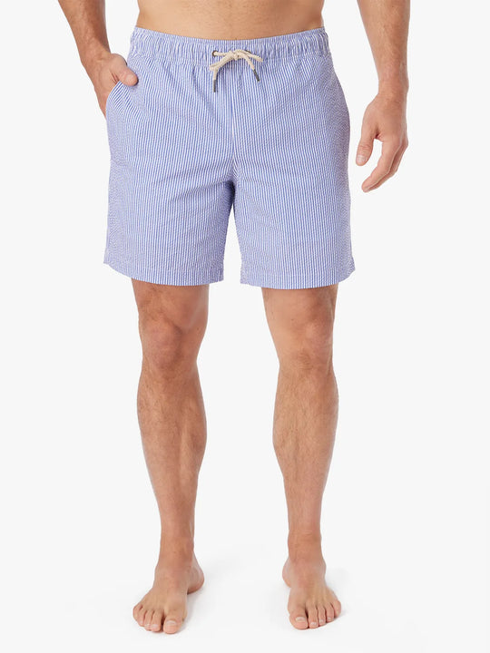 Bayberry Trunk | Light Blue Seersucker