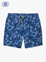 Thumbnail 1 of The Bayberry Trunk | Navy Tropical Leaf