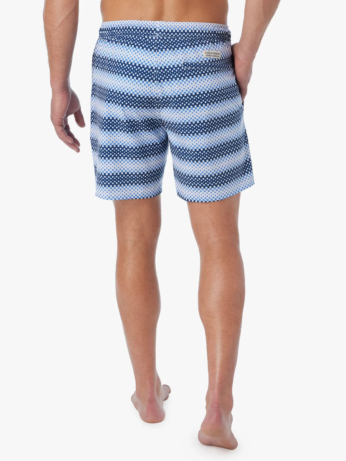 Bayberry Trunk | Blue Ombre Stripe