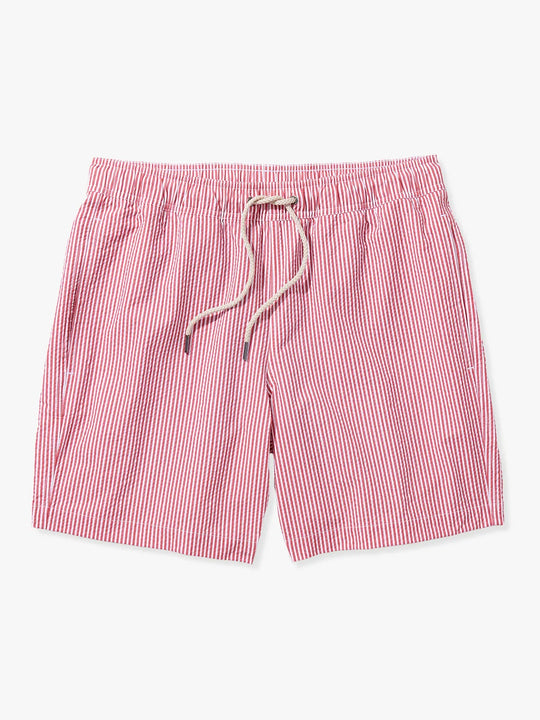 Bayberry Trunk | Red Seersucker