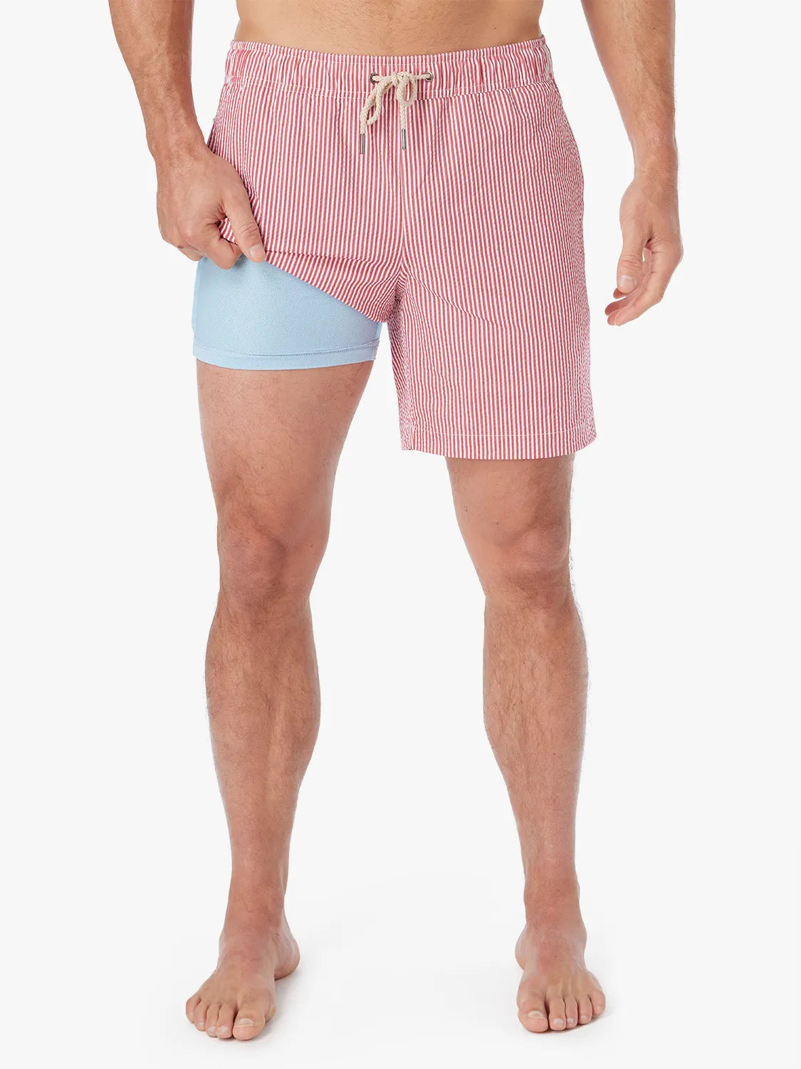 Bayberry Trunk | Red Seersucker