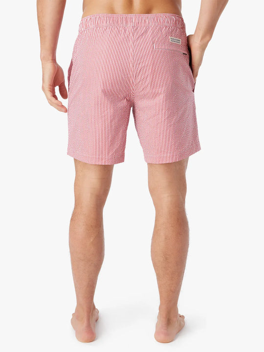 Bayberry Trunk | Red Seersucker