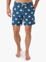 Thumbnail 2 of Bayberry Trunk | Navy White Lotus