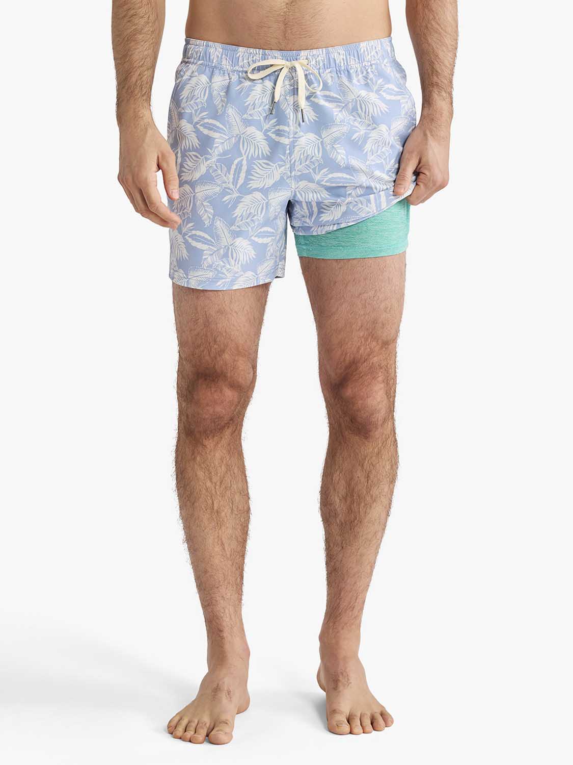 Bungalow Trunk | Sky Blue Leaves