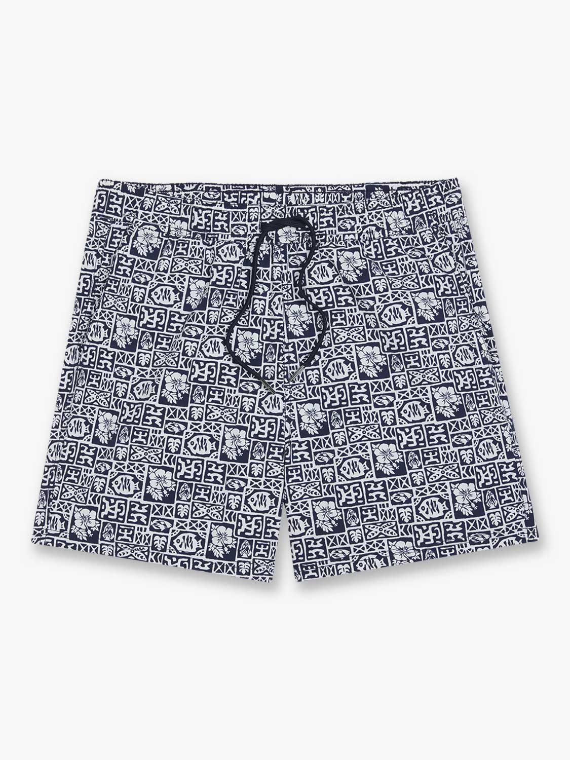 Bungalow Trunk | Navy Sea Tiles