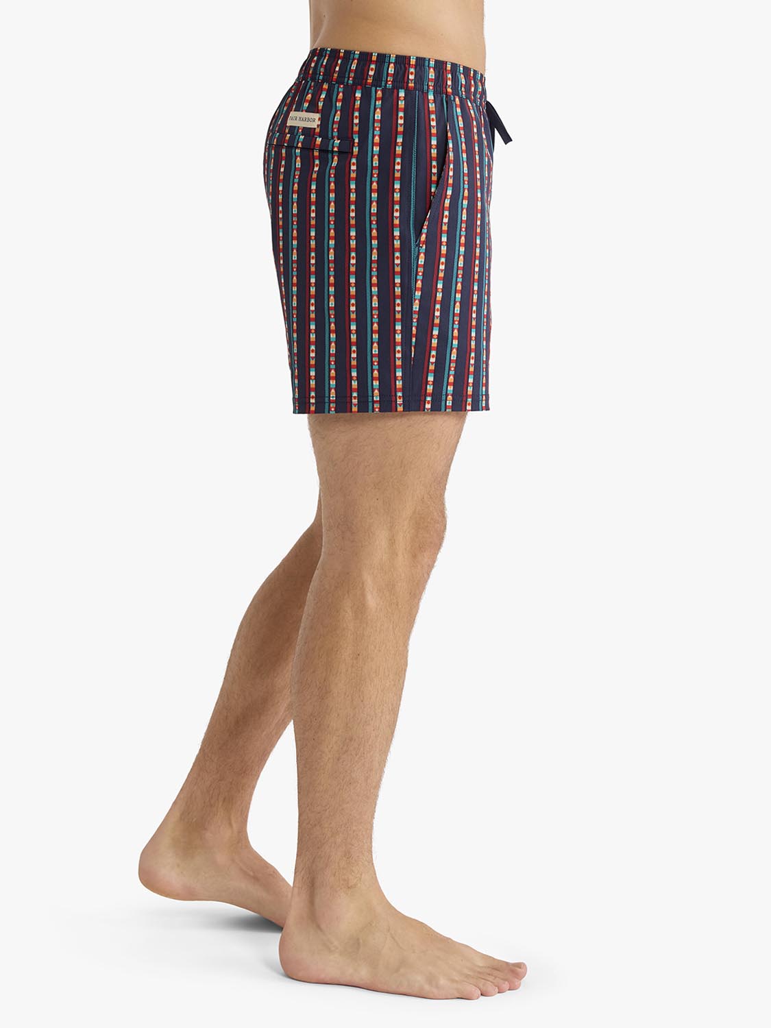Bungalow Trunk | Navy Sailing Stripe