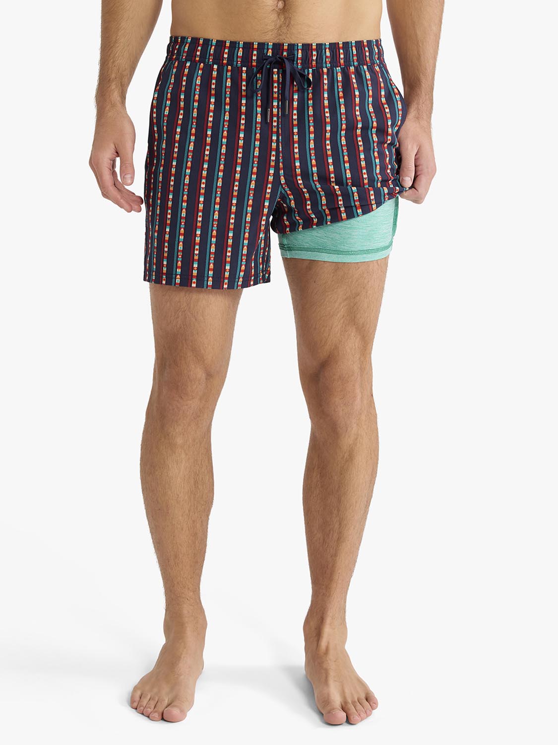 Bungalow Trunk | Navy Sailing Stripe