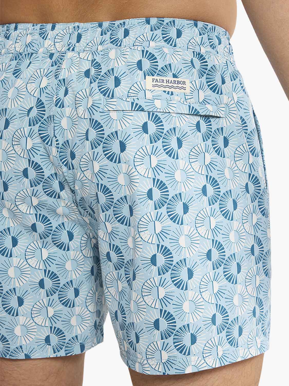 Bungalow Trunk | Bay Blue Sunburst